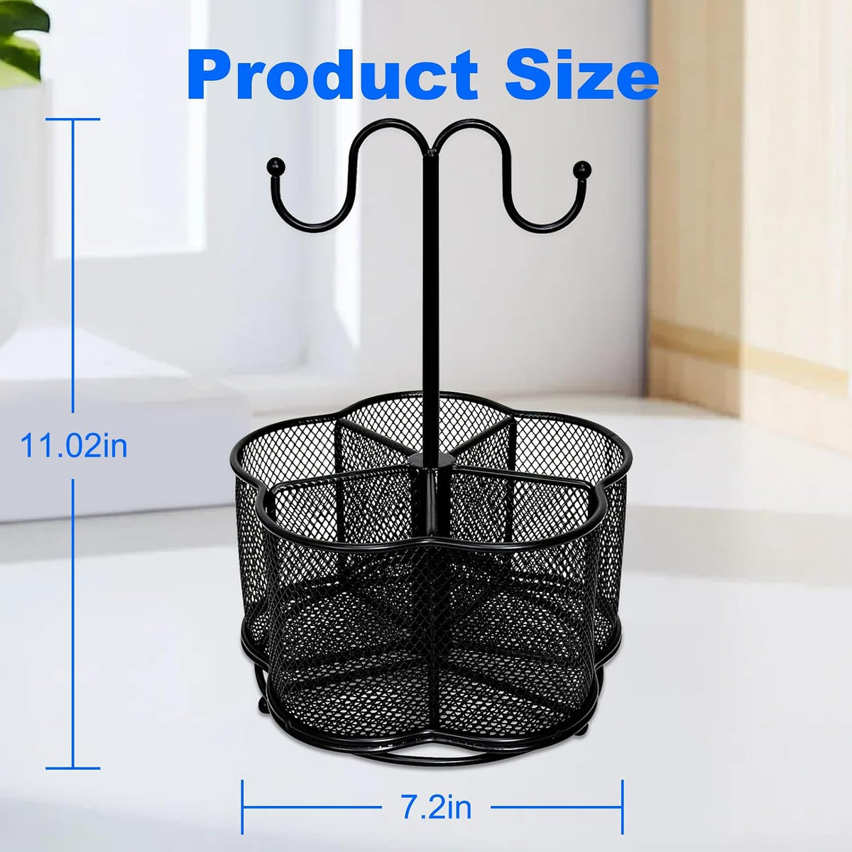 Pen Holder for Desk,360 Degree Rotating Pencil Holder Organizer