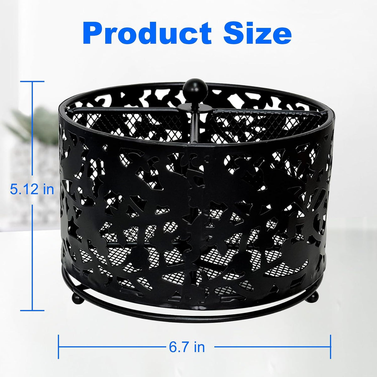 Pen Holder for Desk,360 Degree Rotating Pencil Holder Organizer