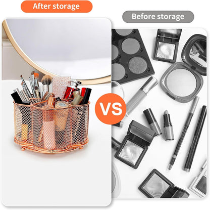 Pen Holder for Desk,360 Degree Rotating Pencil Holder Organizer