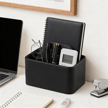 Remote Control Holder, Portable Desk Remote Organizer, Beige