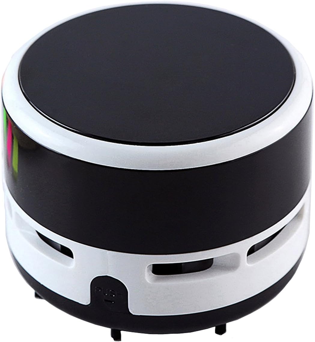 Portable Cordless Mini Desktop Vacuum Desk Dust Cleaner Black