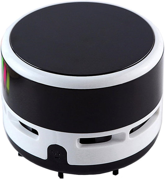 Portable Cordless Mini Desktop Vacuum Desk Dust Cleaner Black