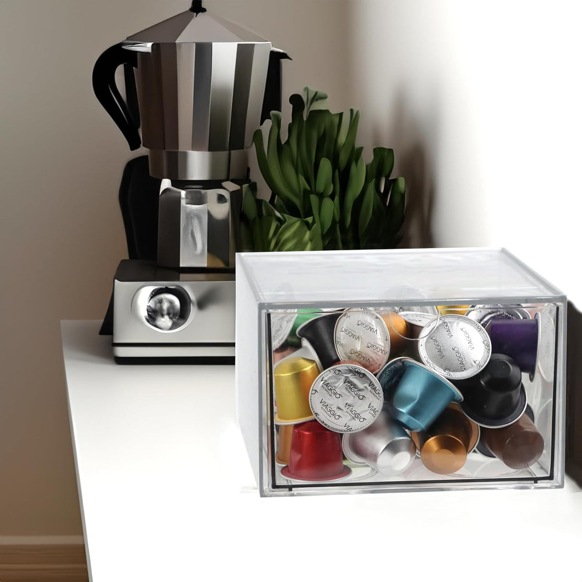 Acrylic Makeup Organizer, 10 Drawers Clear Storage Organizer Desktop Stackable Storage Drawers, Plastic Organizer Bins for Makeup, Stationery, Cosmetics, Vanity, Bathroom,Cabinet,Pantry Office Desk