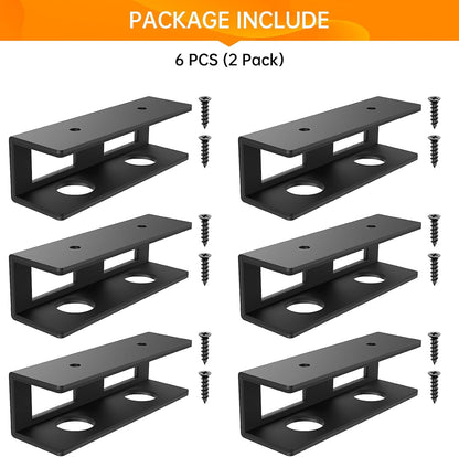 Under Desk Laptop Mount with Anti-Scratch Felt Board Under Desk Laptop Holder Tray Durable Under Desk Shelf for Laptop Thick up to 1.15”