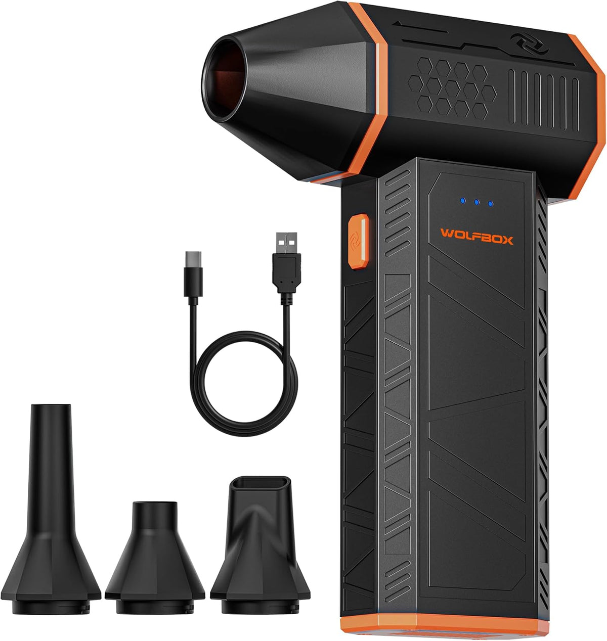 MegaFlow 50 Compressed Air Duster, 110,000 RPM, 3-Gear Adjustable