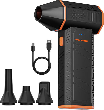 MegaFlow 50 Compressed Air Duster, 110,000 RPM, 3-Gear Adjustable