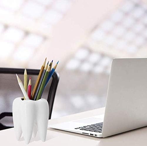Ceramic Animal Shaped Flower Pot - Unique and Charming Home Decor (Tooth)