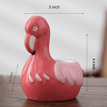 Ceramic Animal Shaped Flower Pot - Unique and Charming Home Decor (Tooth)
