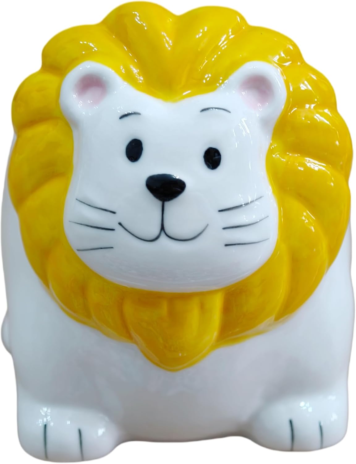 Ceramic Animal Shaped Flower Pot - Unique and Charming Home Decor (Tooth)