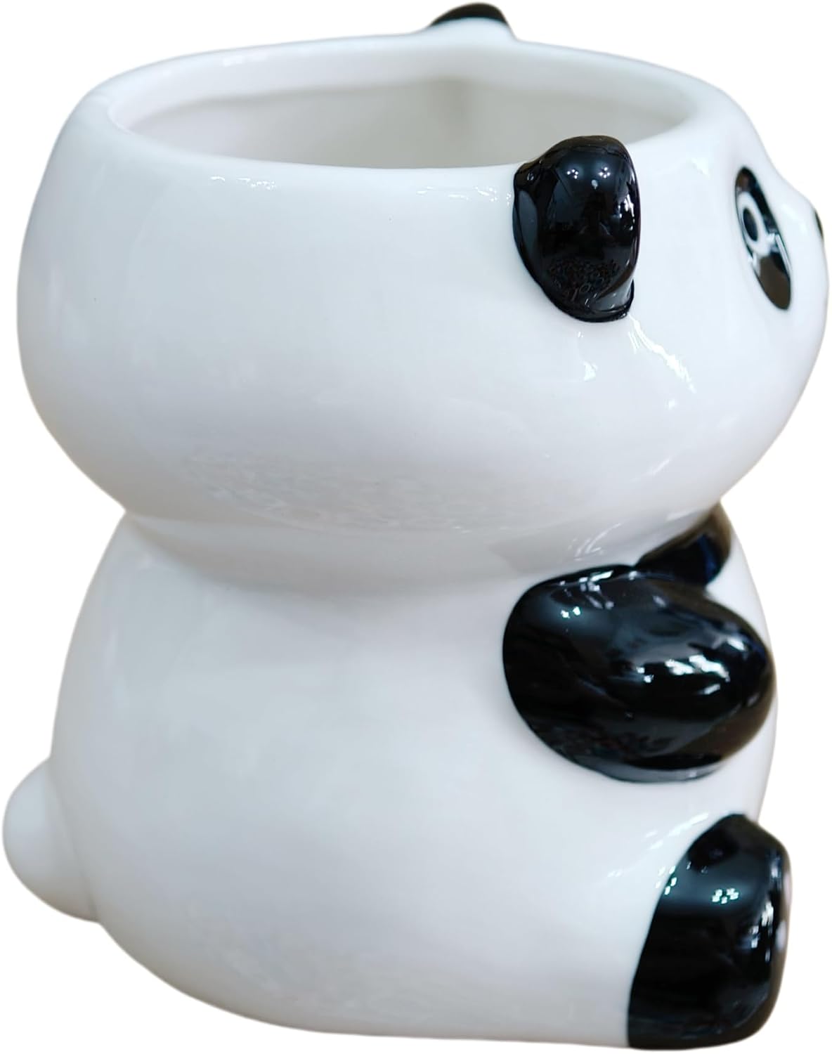 Ceramic Animal Shaped Flower Pot - Unique and Charming Home Decor (Tooth)