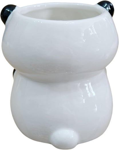 Ceramic Animal Shaped Flower Pot - Unique and Charming Home Decor (Tooth)