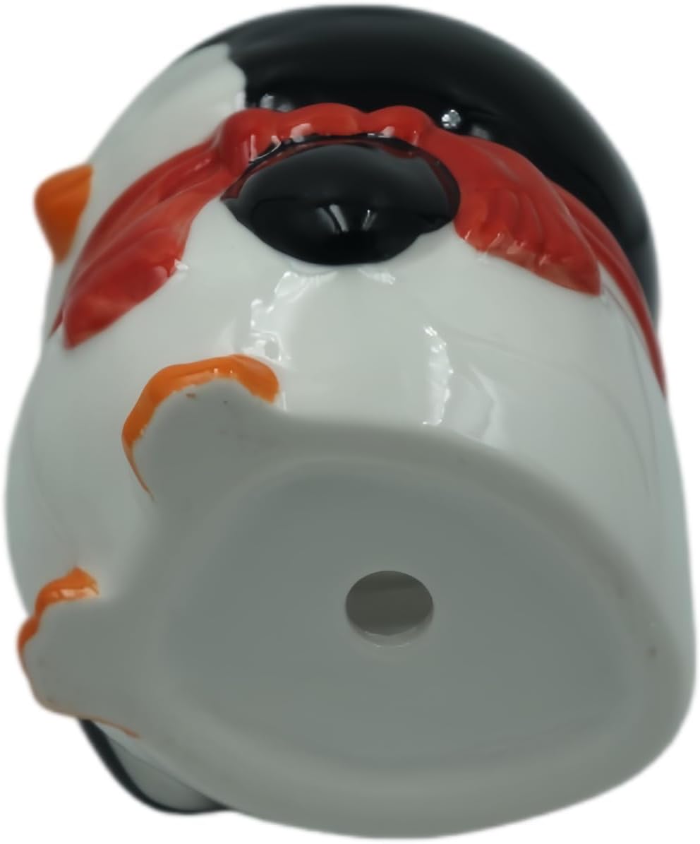 Ceramic Animal Shaped Flower Pot - Unique and Charming Home Decor (Tooth)