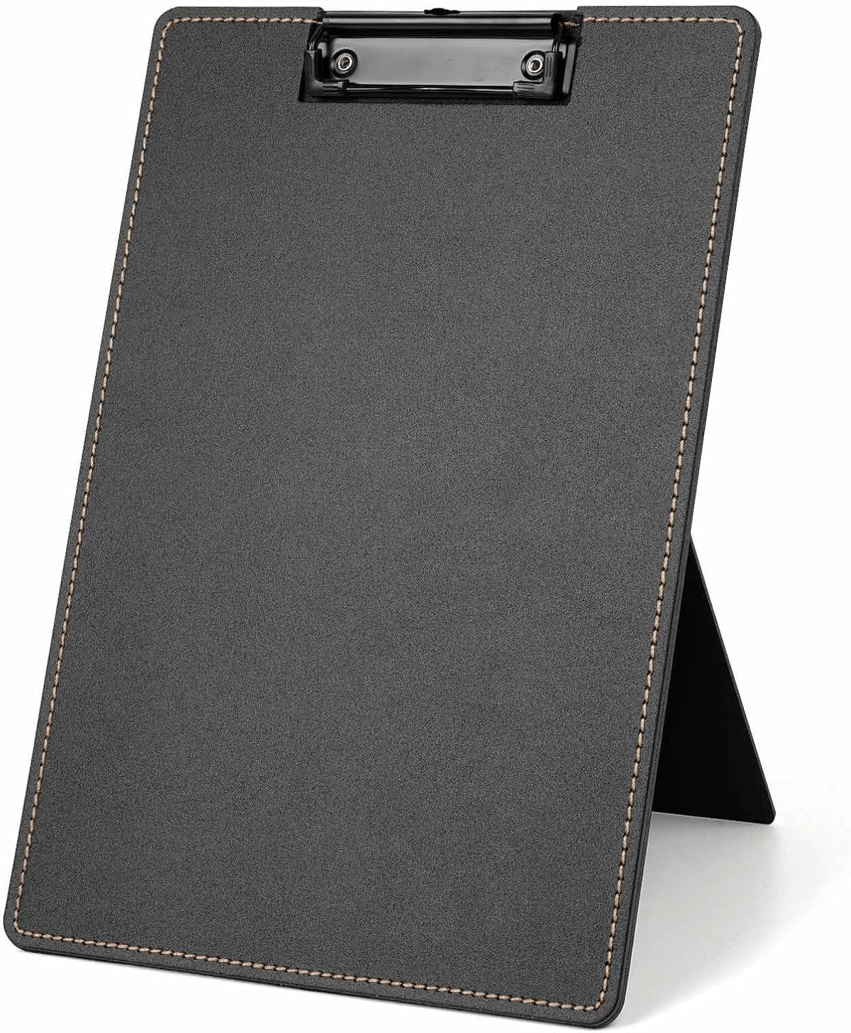 Desktop Document Holder for Typing Clipboard, Paper Holder Stand for Desk When Typing Copy Holder Foldable Stand Clipboard 9 x 13 Inch (Black, 1 Pack)