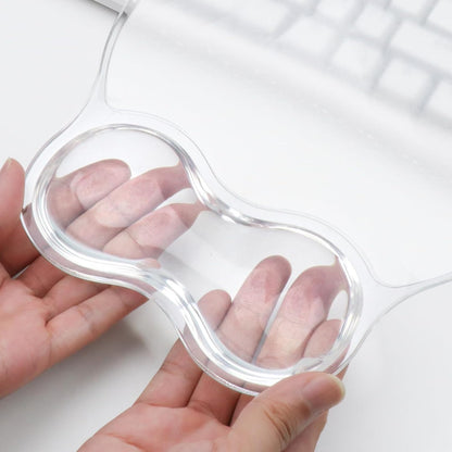Gel Wrist Rest for Keyboard and Mouse Pad Set - Clear Green