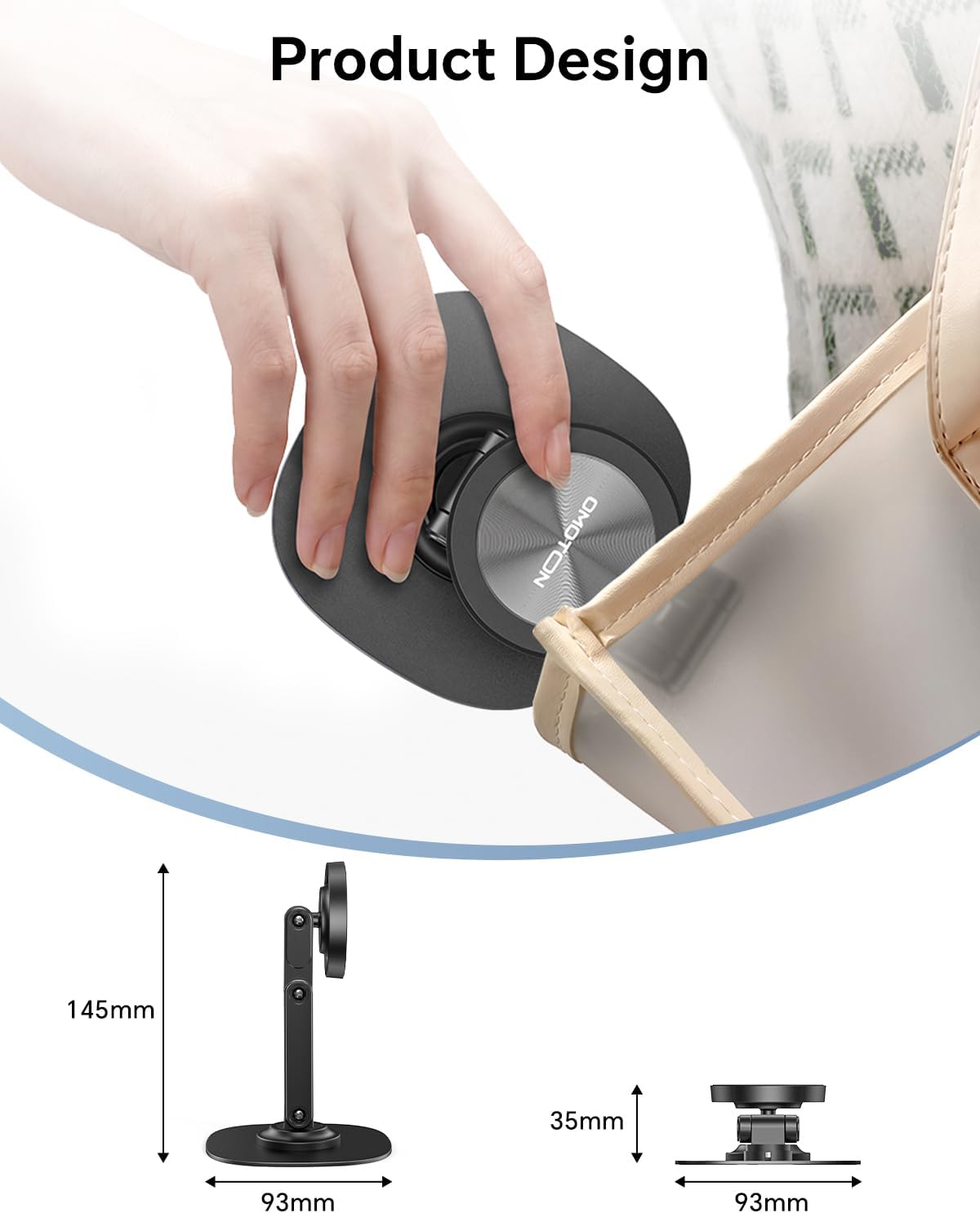 Cell Phone Stand for Desk, 2 Pack Adjustable Foldable Phone Holder