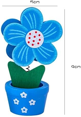 6 pcs Cute Flower Table Card Memo Holder Stand, Table Photo Display Clip Stand for Monmory Photo Picture Memo Cards Paper Note Postcards Wedding Number Card Display