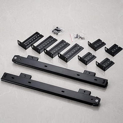 Keyboard Tray Under Desk Heavy-Duty Metal Slide-Out Platform Drawer Tray (Gray)