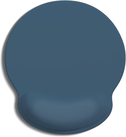 Ergonomic Mouse Pad with Wrist Rest, Comfortable Silicone Non-Slip Computer Pain Relief Gel Mouse Mat with Wrist Support for Gaming, Work, Office, Women & Men, Cute Pattern, Beige