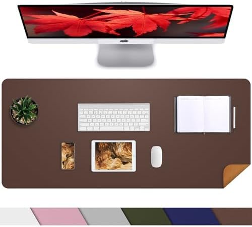 Large Desk Mat, 47" x 17", Black