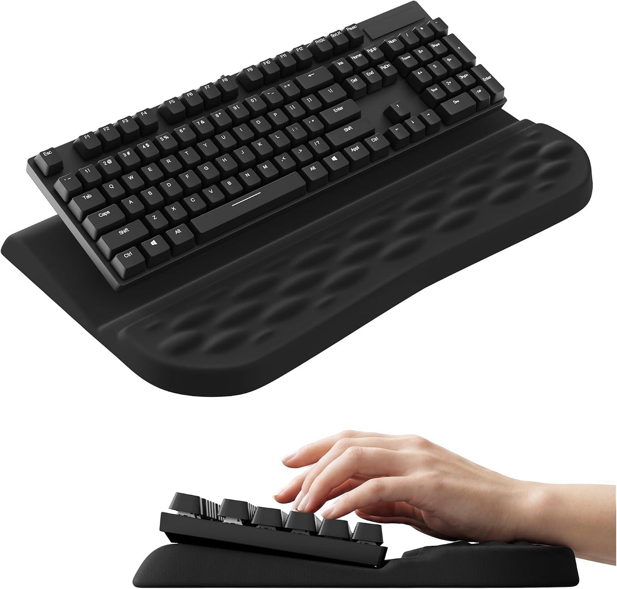 Wrist Rest with Keyboard Stand Ergonomic Computer Wrist Support Pad