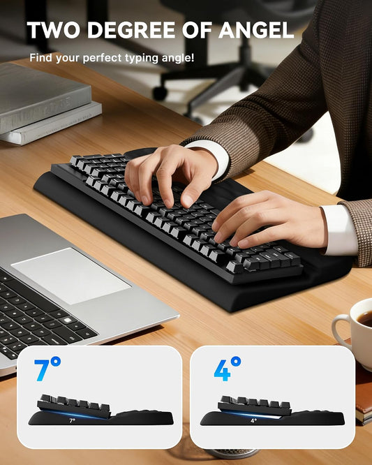 Wrist Rest with Keyboard Stand Ergonomic Computer Wrist Support Pad