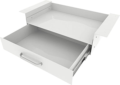 Under Desk Slide out Pencil Drawer with Space Divider Design for Storing Pencil and Office Accessories, Underdesk Pull out Tray Organizer Mounted for Sit Stand Workstation