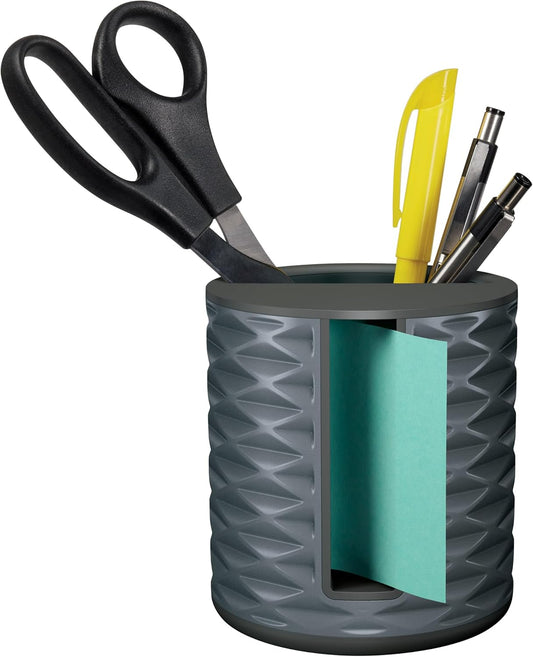 Note Dispenser, Geometric Design, 1 Dispenser, 1 Pad, 45 Sheets