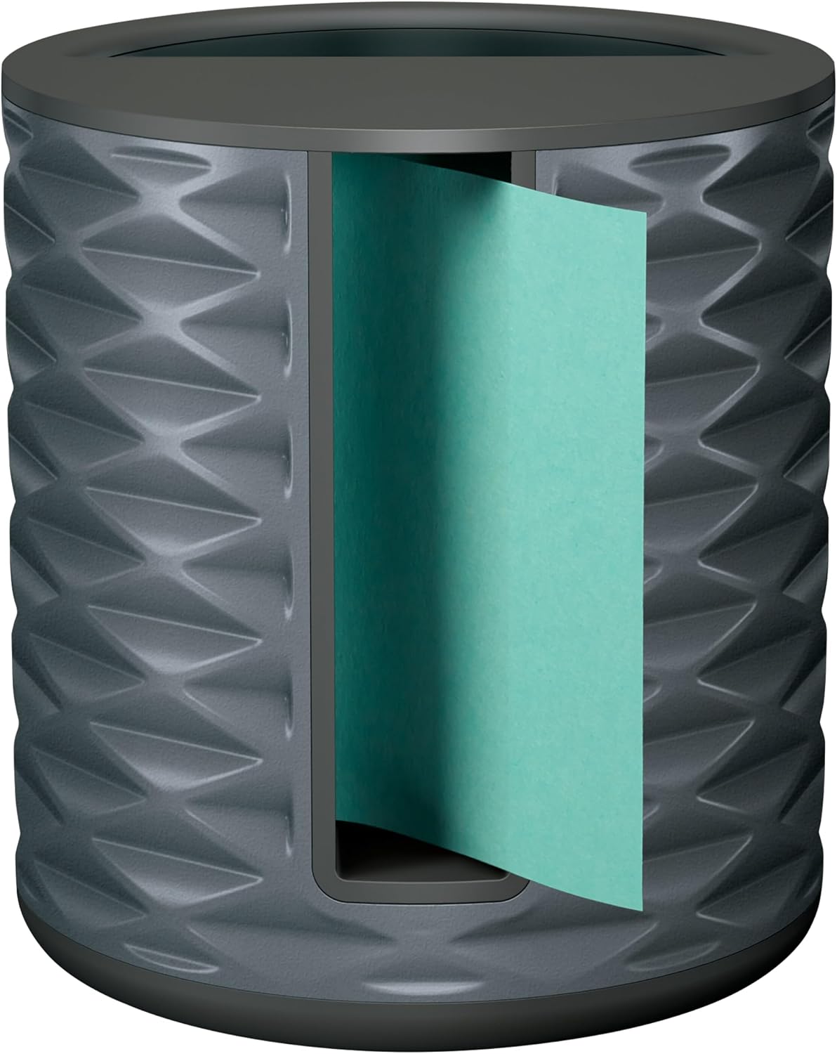 Note Dispenser, Geometric Design, 1 Dispenser, 1 Pad, 45 Sheets