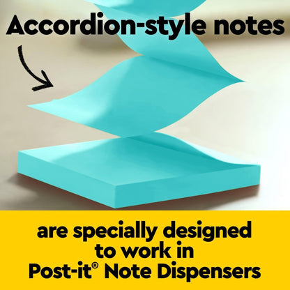 Note Dispenser, Geometric Design, 1 Dispenser, 1 Pad, 45 Sheets