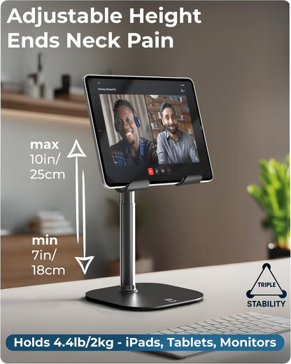 COOPER TabHolder Tablet Holder, iPad Stand for Desk, Portable Monitor Stand