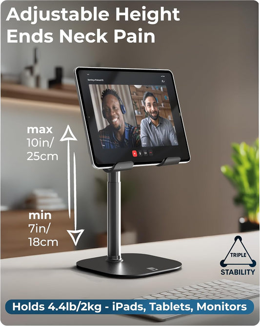 COOPER TabHolder Tablet Holder, iPad Stand for Desk, Portable Monitor Stand