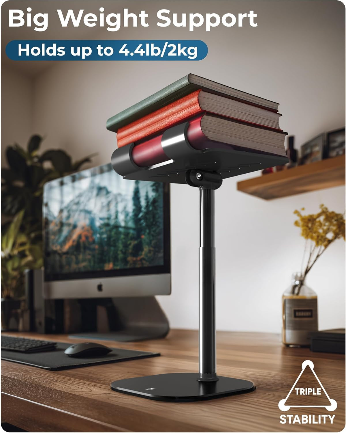 COOPER TabHolder Tablet Holder, iPad Stand for Desk, Portable Monitor Stand