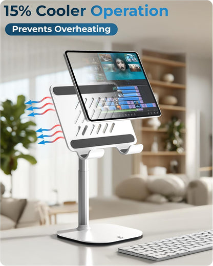 COOPER TabHolder Tablet Holder, iPad Stand for Desk, Portable Monitor Stand
