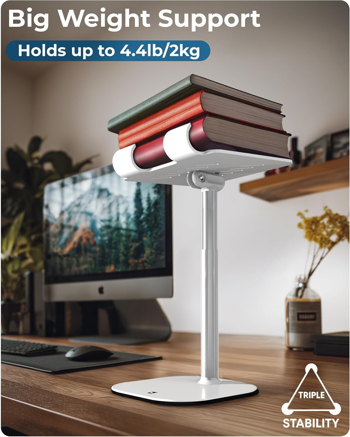 COOPER TabHolder Tablet Holder, iPad Stand for Desk, Portable Monitor Stand