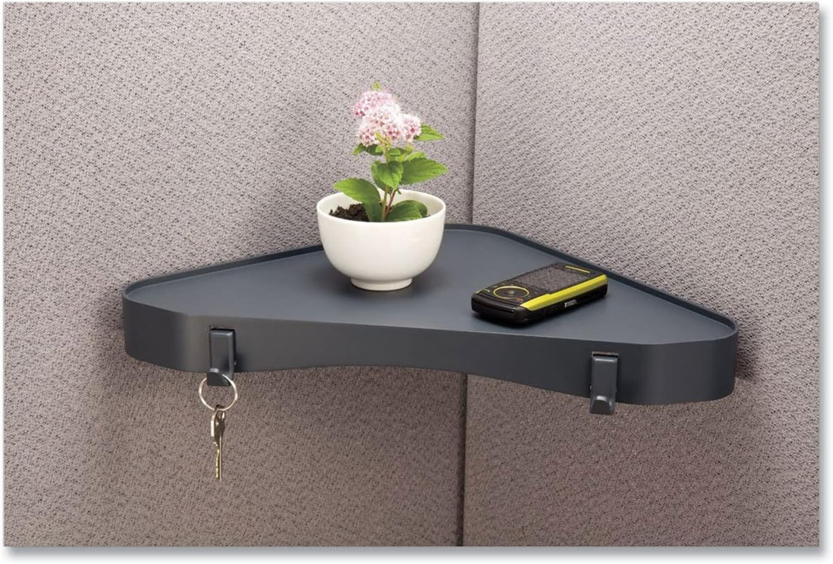 Verticalmate Corner Shelf, Slate Gray (29322) 14-1/2 x 10 x 1-1/4 inches