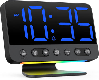 Alarm Clock for Bedroom Bedside: 2-Inch Large Numbers