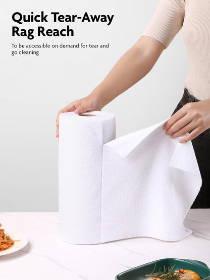Microfiber Cleaning Cloth Roll- 40 Sheets, 12" x 12" (Grey)