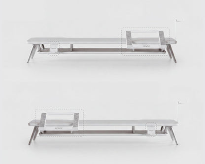 42.5-Inch Monitor Stand Riser with Laptop, Phone & Headphone Holders