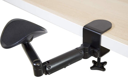 ! Adjustable Arm Rest for Desk, Ergonomic Elbow & Forearm Support, Height Adjustable Full Motion Rotating Desk Arm with Clamp-On Base for Computer & Keyboard Use, Steel Construction (MI-7145)