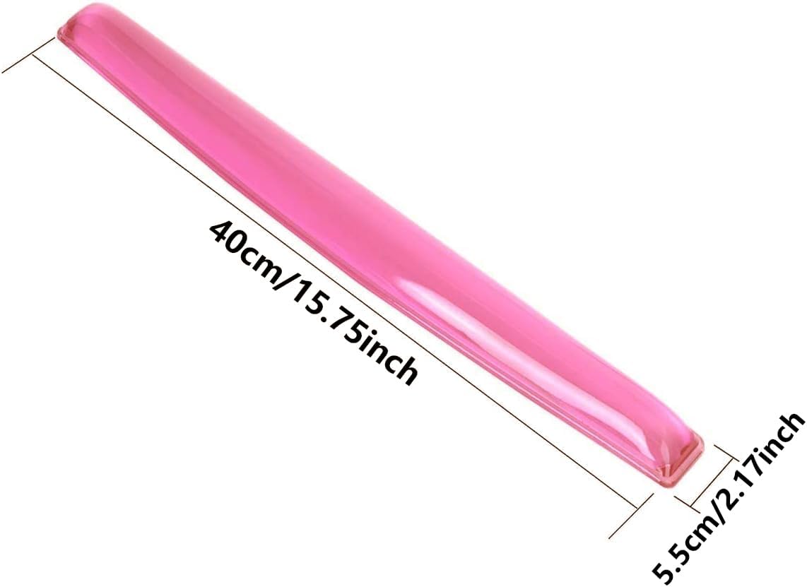 Gel Keyboard Wrist Rest Pad - Gel Keyboard Wrist Rest Pad | Wrist Rest Support for Office Gaming Computer Laptop Ergonomic Comfortable Pain Relief- Pink