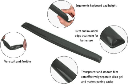 Gel Keyboard Wrist Rest Pad - Gel Keyboard Wrist Rest Pad | Wrist Rest Support for Office Gaming Computer Laptop Ergonomic Comfortable Pain Relief- Pink