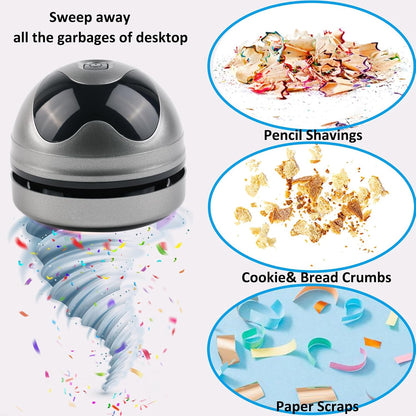 Desktop Vacuum Cleaner Mini Desk Vacuum Cleaner Portable Dust Crumb Sweeper