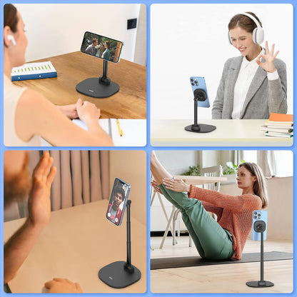 VRIG Magnetic Wireless Charger Phone Stand 360°Rotation Desk Phone Holder