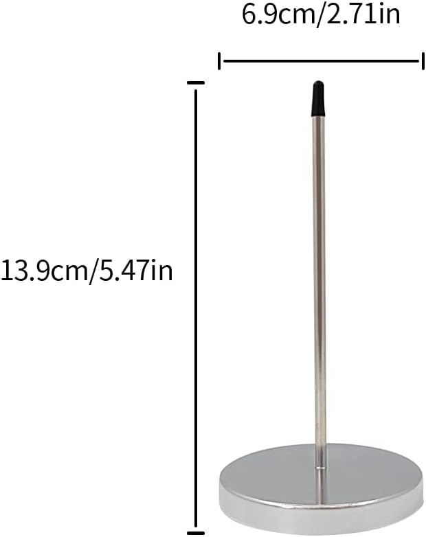 2 Pcs Desk Receipt Holder - Bill Fork Ticket Spike, Restaurant Check Spindle, Memo Holder