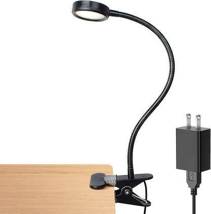 Clip on Light, Book Reading Lamp for Desk, Bed Headboard and Dorm