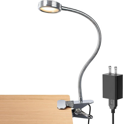 Clip on Light, Book Reading Lamp for Desk, Bed Headboard and Dorm