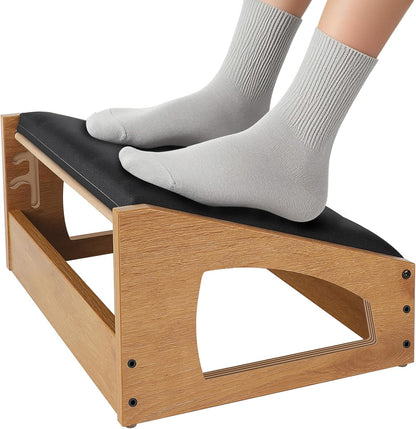 Ergonomic Foot Rest Under Desk,4 Adjustable Height Foot Stool