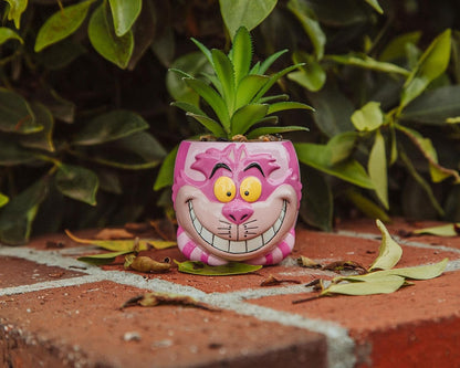 Disney Pixar WALL-E 4-Inch Ceramic Mini Planter with Artificial Succulent | Cute Small Flower Pot, Faux Indoor Plant for Desk Shelf