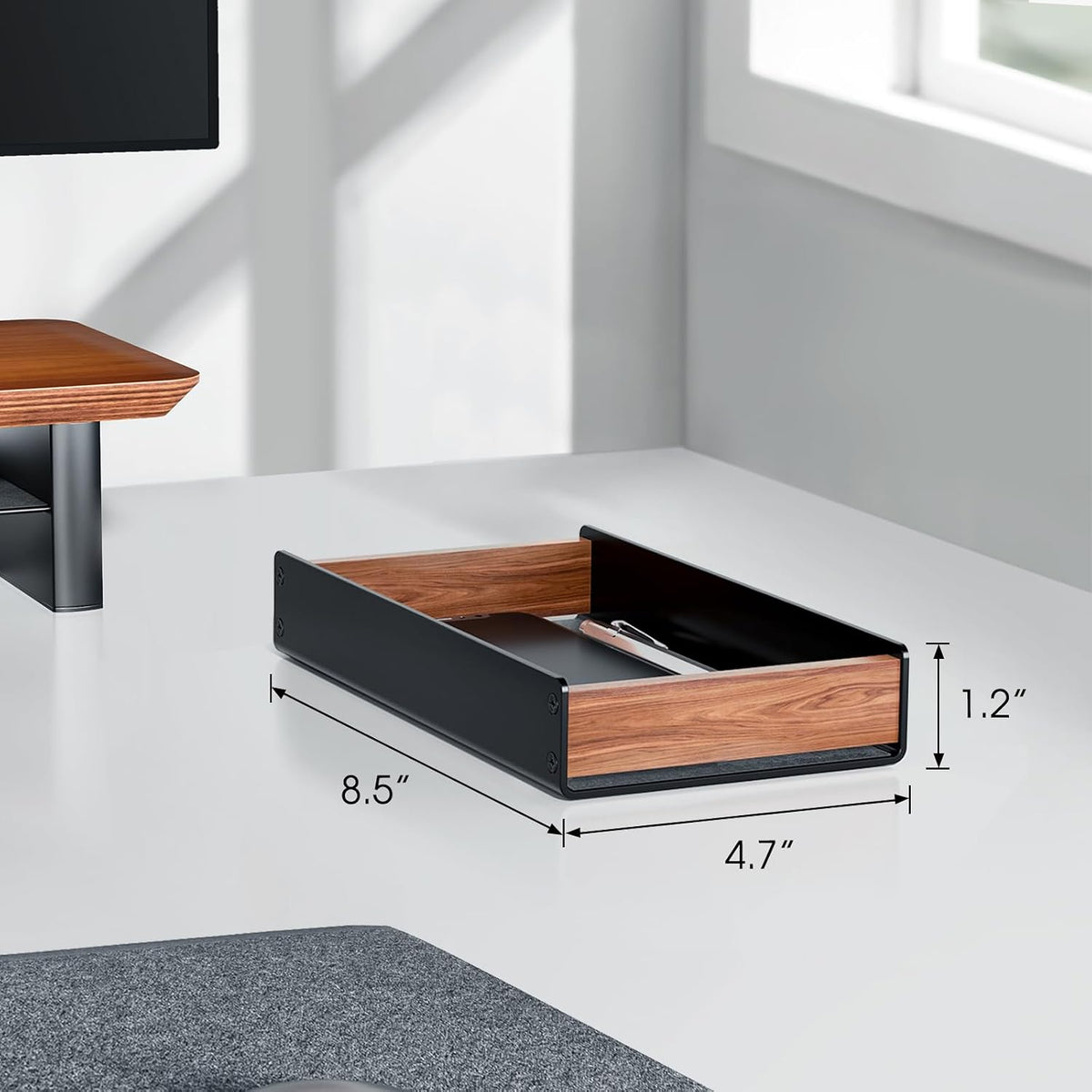 Desk Organizer Tray Pen and Pencil Holder Set