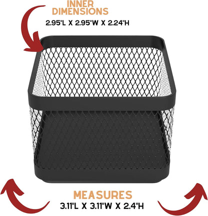 Mesh Paperclip Holder for Desk, Paperclip Holder Desk Accessories Holder(2 Pack)